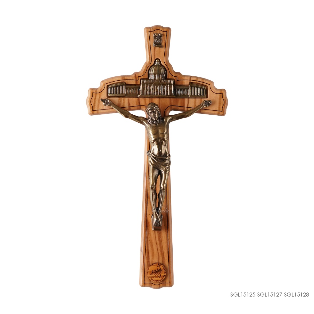 Salib Gantung Jubelium 2025 Kayu Olive Italy