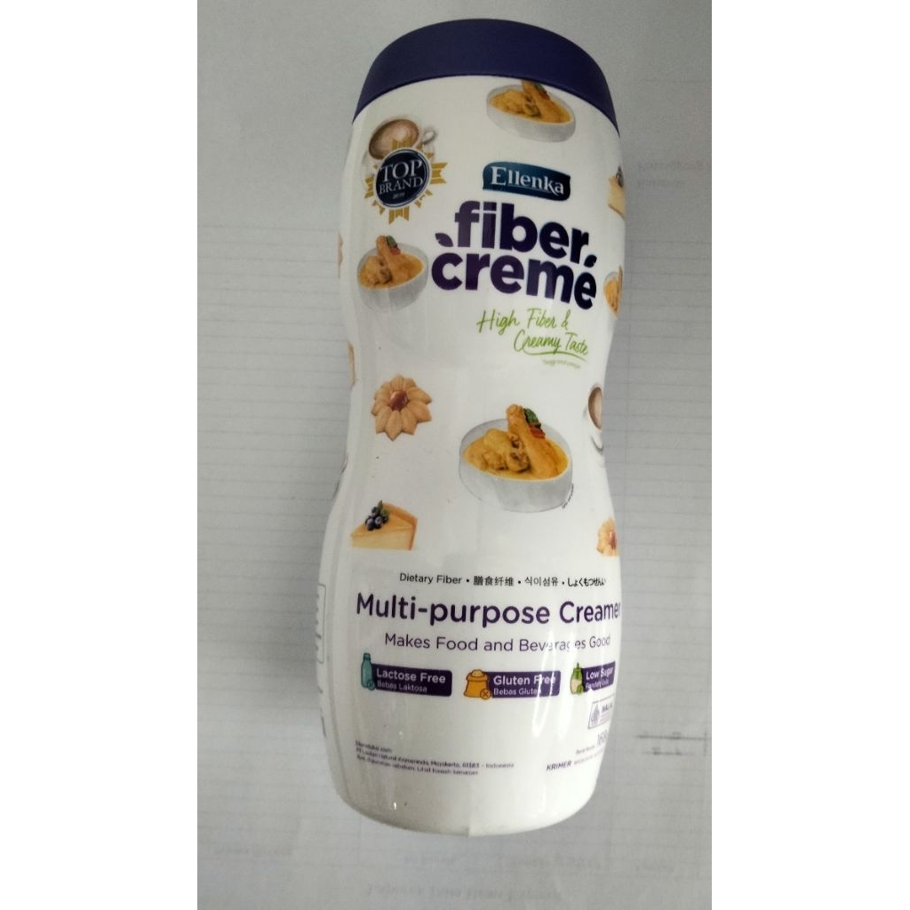 

ellenka Fiber creme botol 168g