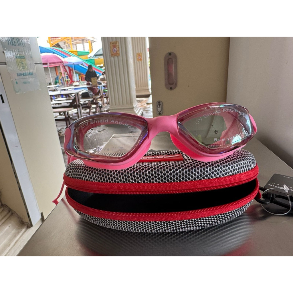 Kacamata Renang Speedo Anak dan Dewasa Original LX866 - PINK (Termasuk BOX)