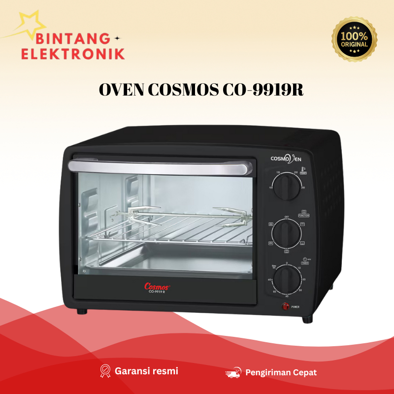 OVEN COSMOS CO-9919R  -  oven listrik berkapasitas 19 liter