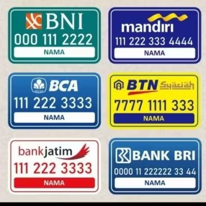 

Stiker Nomor rekening bisa ditempel di kaca dapat 4