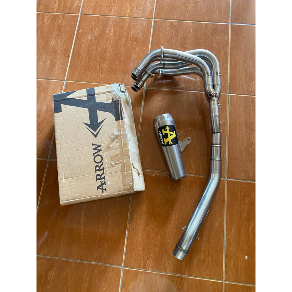 knalpot Arrow prorace titanium original zx25, arrow prorace zx25, arrow prorace titanium zx25, prora