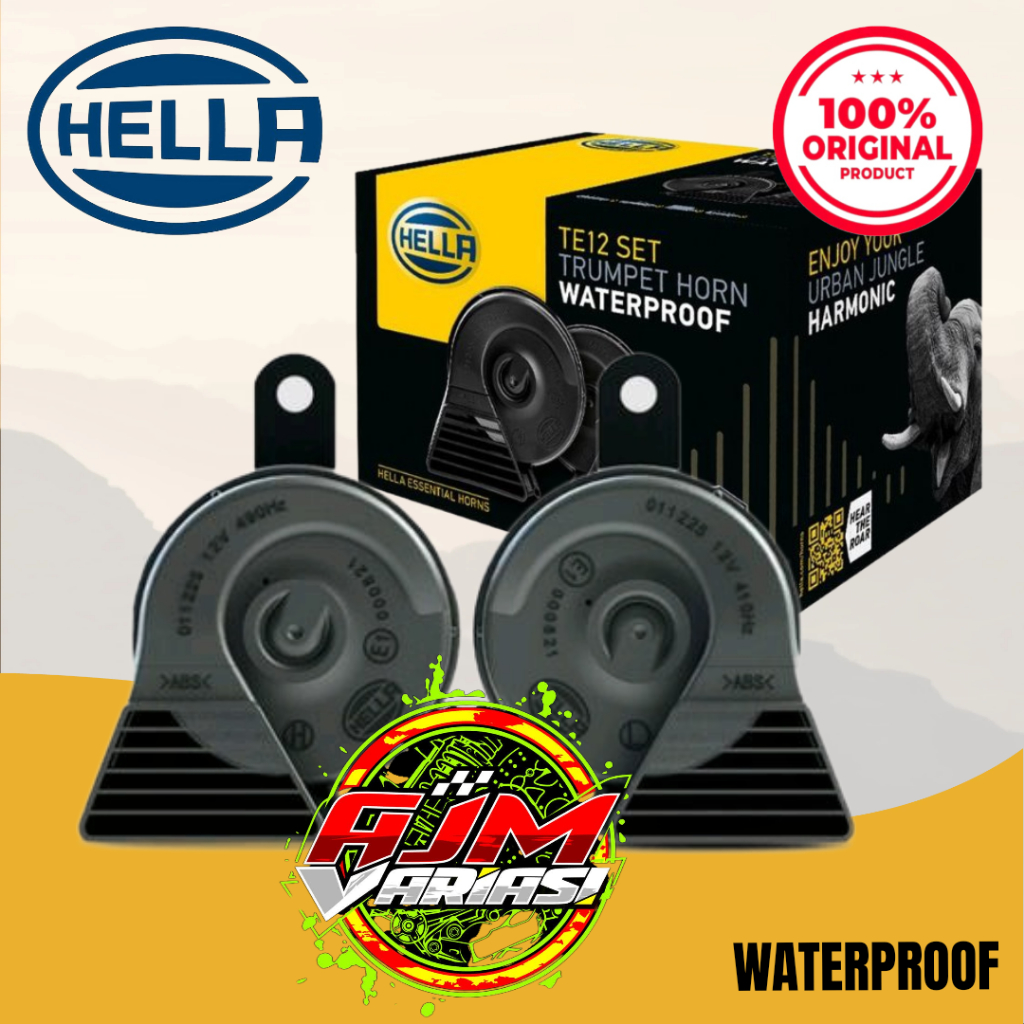 Klakson Hella Waterproof Klakson Keong Bisa Untuk Mobil Motor