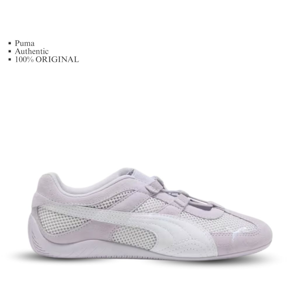 Puma SPEEDCAT OG Spring Lavender Puma White Limited Sepatu Slip-on Wanita Original