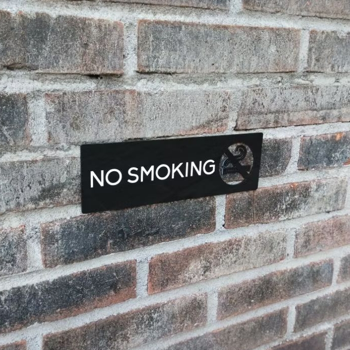 sign akrilik / akrilik  / NO SMOKING