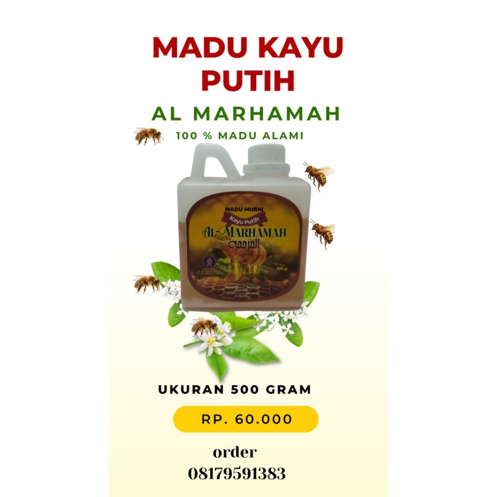 Madu murni kayu putih