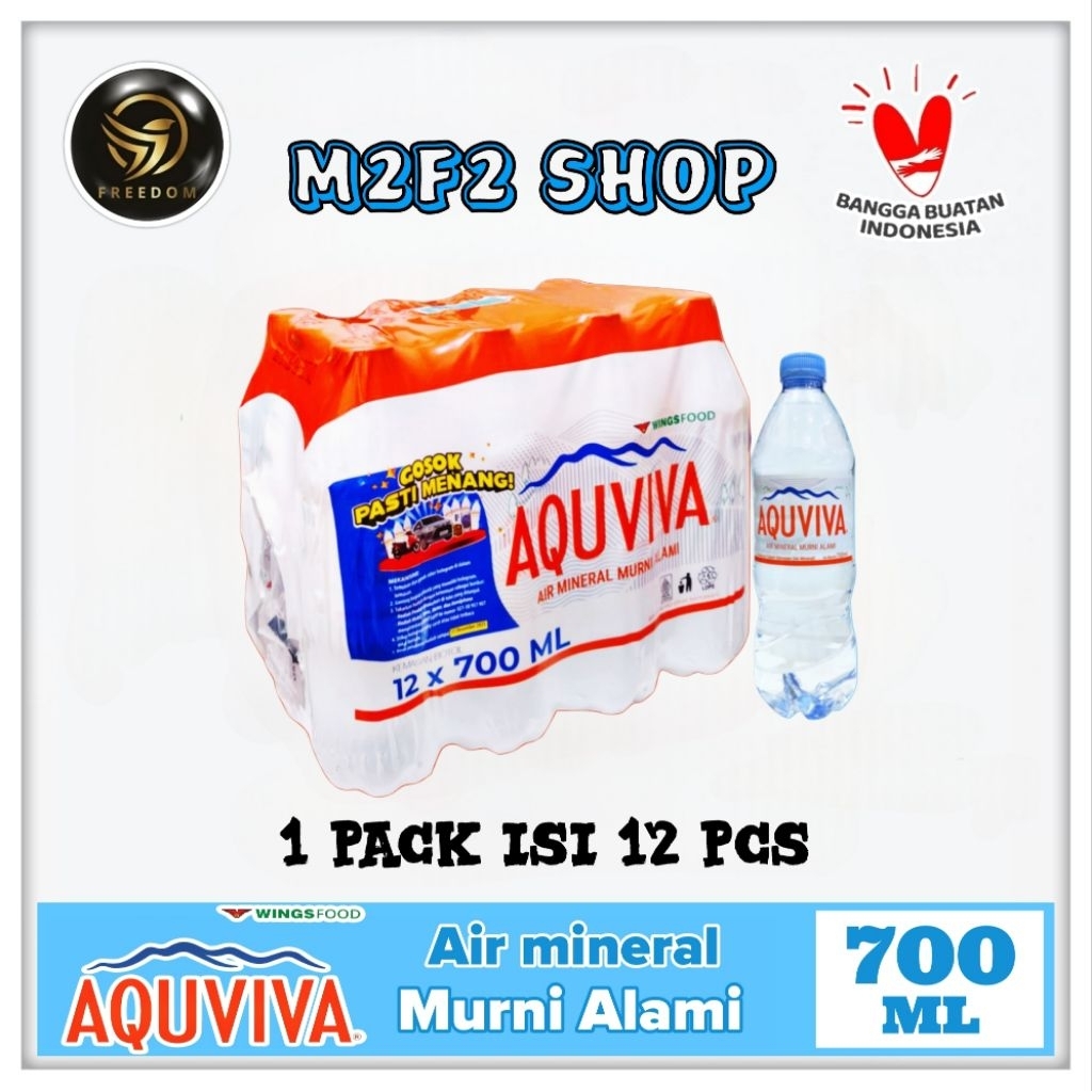 

Air Mineral AQUVIVA Botol Tanggung Plastik Pet - 700 ml (Kemasan 1 Pack)