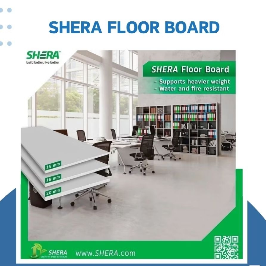 SHERA Floor Board / Papan Fiber Cement Lantai