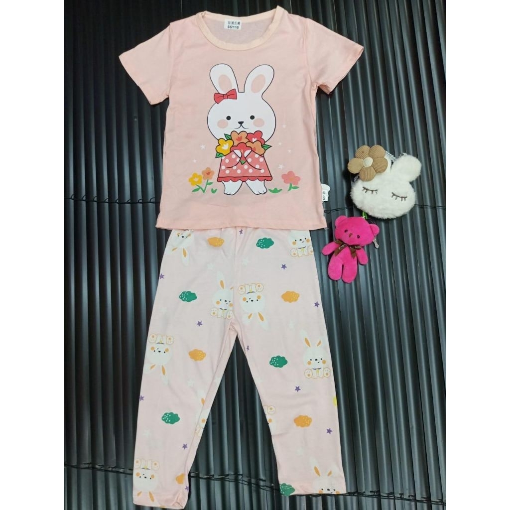 Setelan baju tidur anak cp/piyama anak import premium