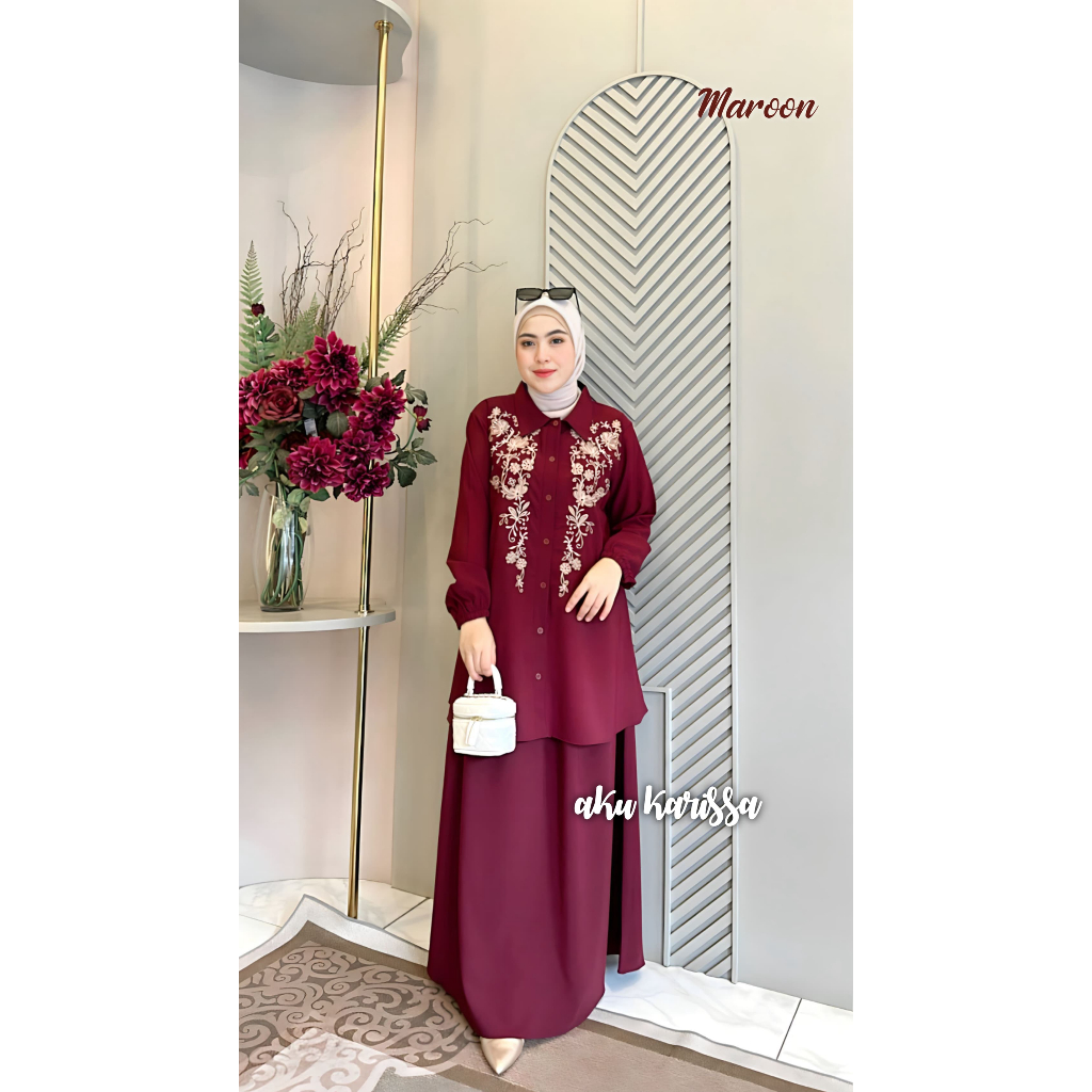 Setelan Rok Zenaira By AKU KARISSA# Set Rok Viral# Setelan Rok Termurah# Modern