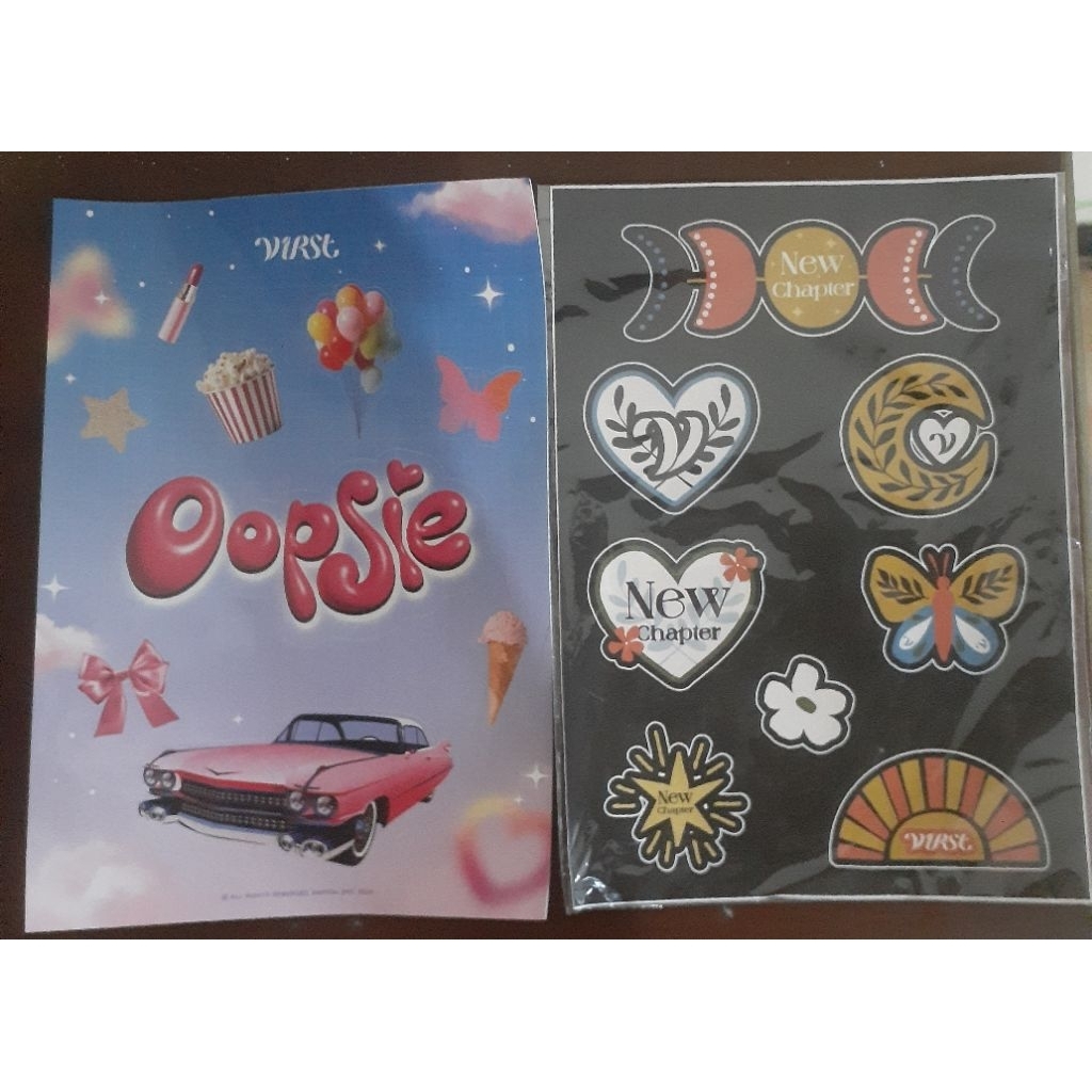 

wts sticker V1RST Oopsie,V1RST new chapter,V1RST jatuhcinta(baca desc)