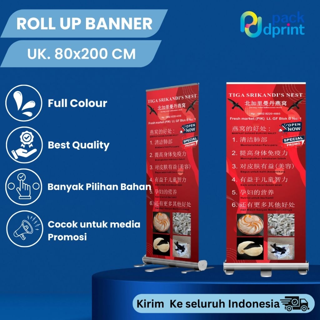 Roll up banner | Cetak roll up banner