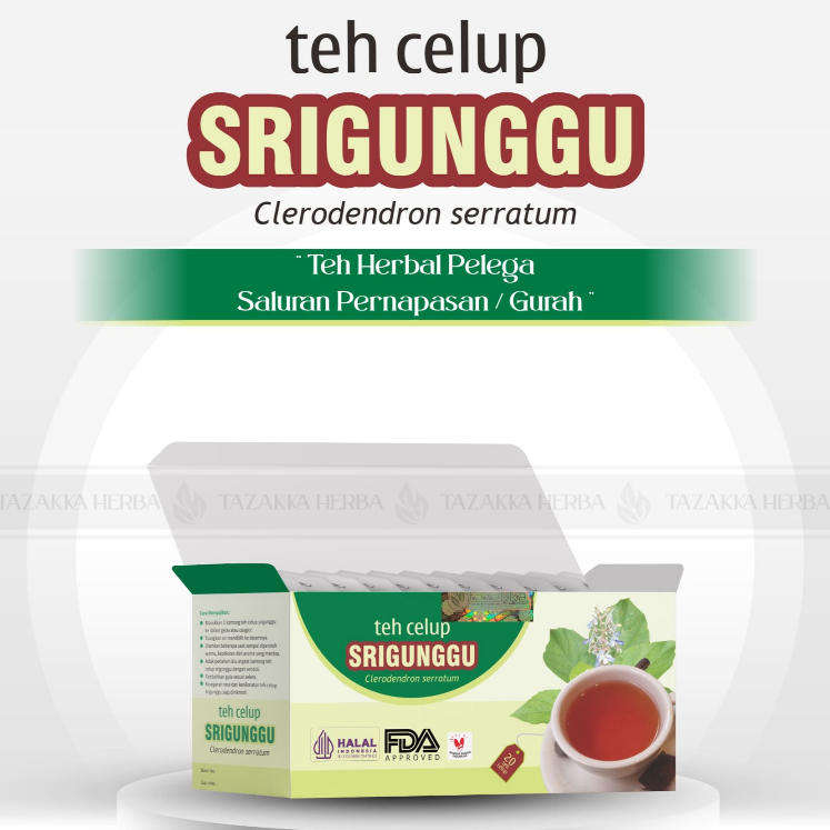 

teh srigunggu original tazakka khasiat ampuh mengobati gurah batuk sesak napas asma alami