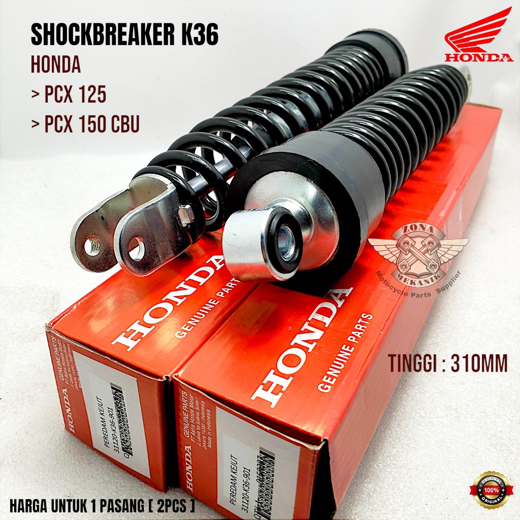 Shockbreaker Belakang Honda PCX 125 PCX 150 CBU Original Shock Belakang K36