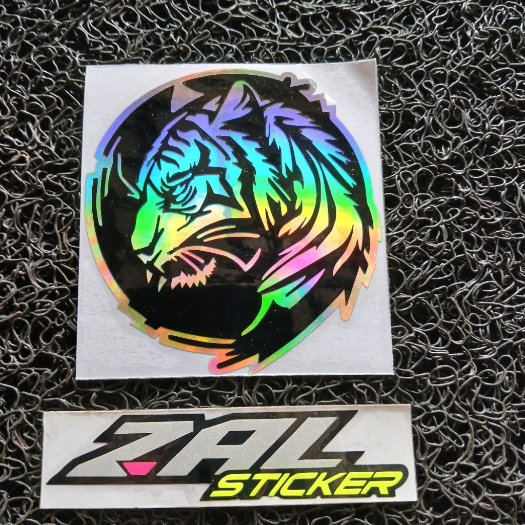 sticker cutting harimau sticker macan