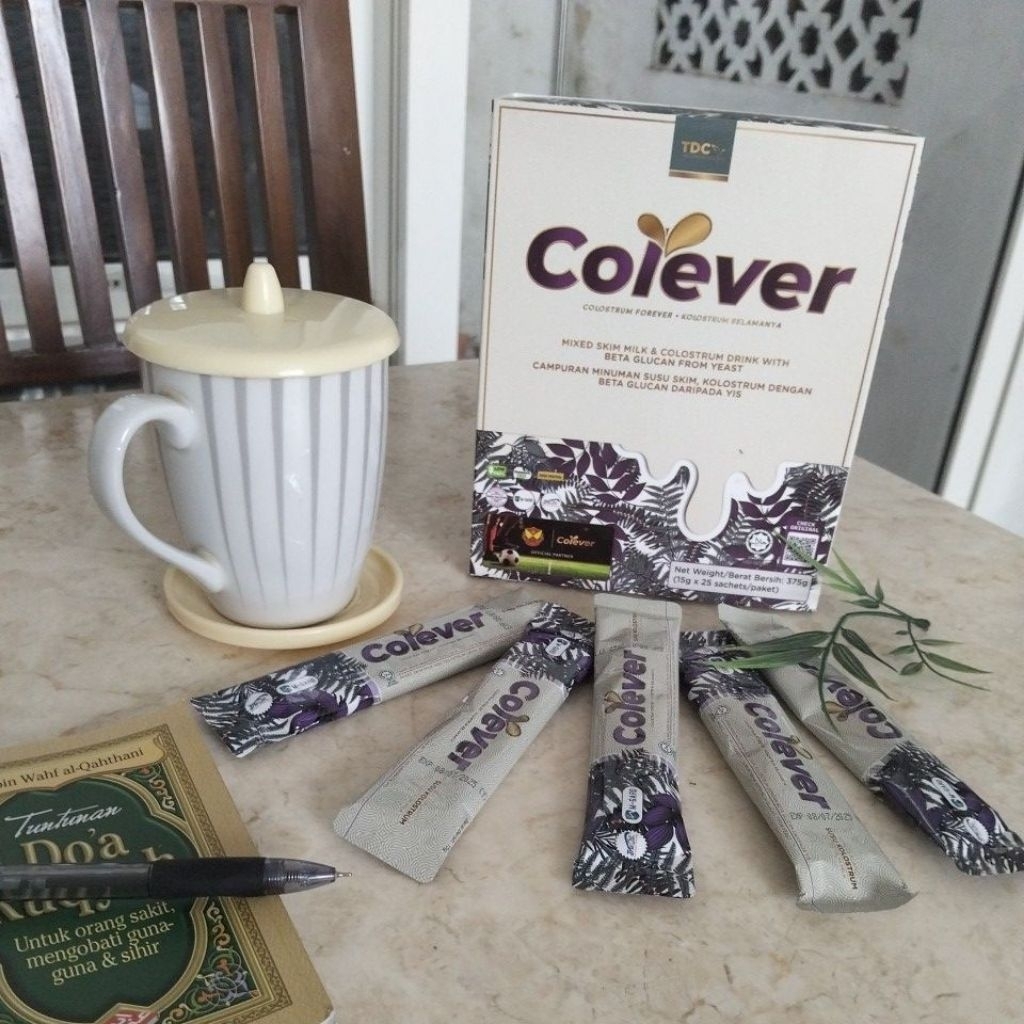 

COLEVER TDC SUSU COLOSTRUM DENGAN BETA GLUCAN YIS 375 G (15 GX25 SACHET)