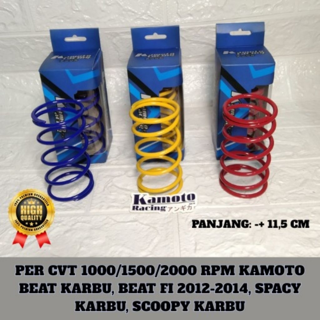 PER CVT 1000/1500/2000 RPM BEAT KARBU BEAT FI 2012-2014 SPACY KARBU SCOOPY KARBU KAMOTO