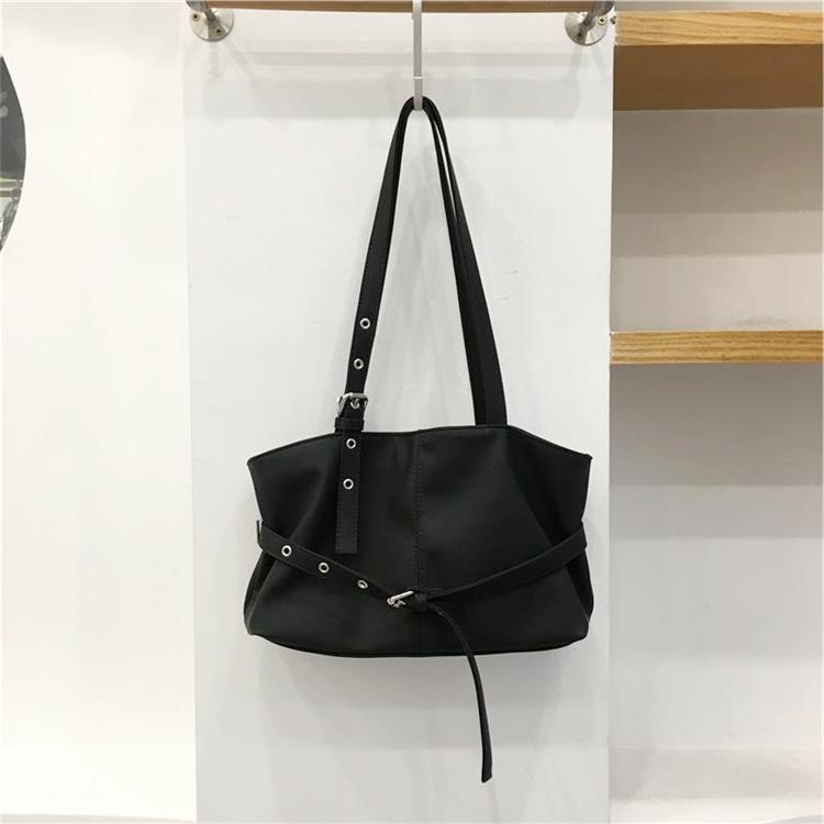 SweetSally - Jessy Tote Bag Wanita Korea / Shoulder Casual Bag / Tas Jinjing Korean Premium Hitam