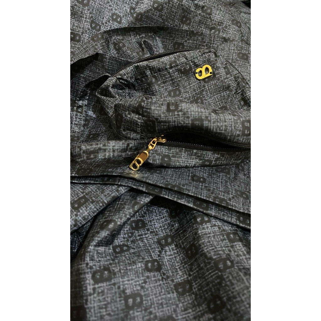 Mukena Buttonscarves Monogram Navy