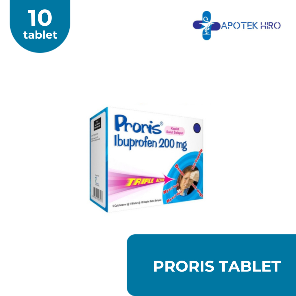 Proris Tablet Ibuprofen 200 mg