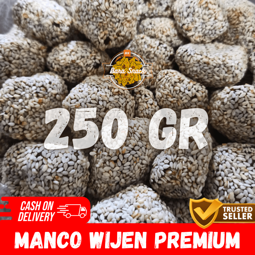 

[ 250gr ] Kue Manco Wijen Asli Premium Khas Trenggalek / Camilan Snack Kiloan Murah