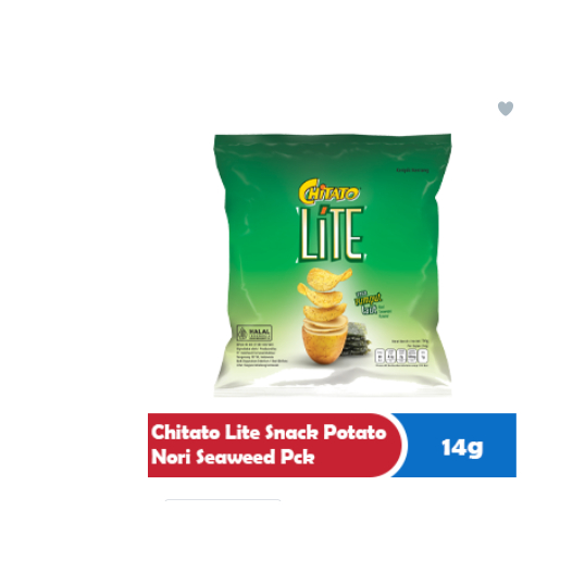 

CHITATO LITE SNACK POTATO NORI SEAWEED PCK 14g
