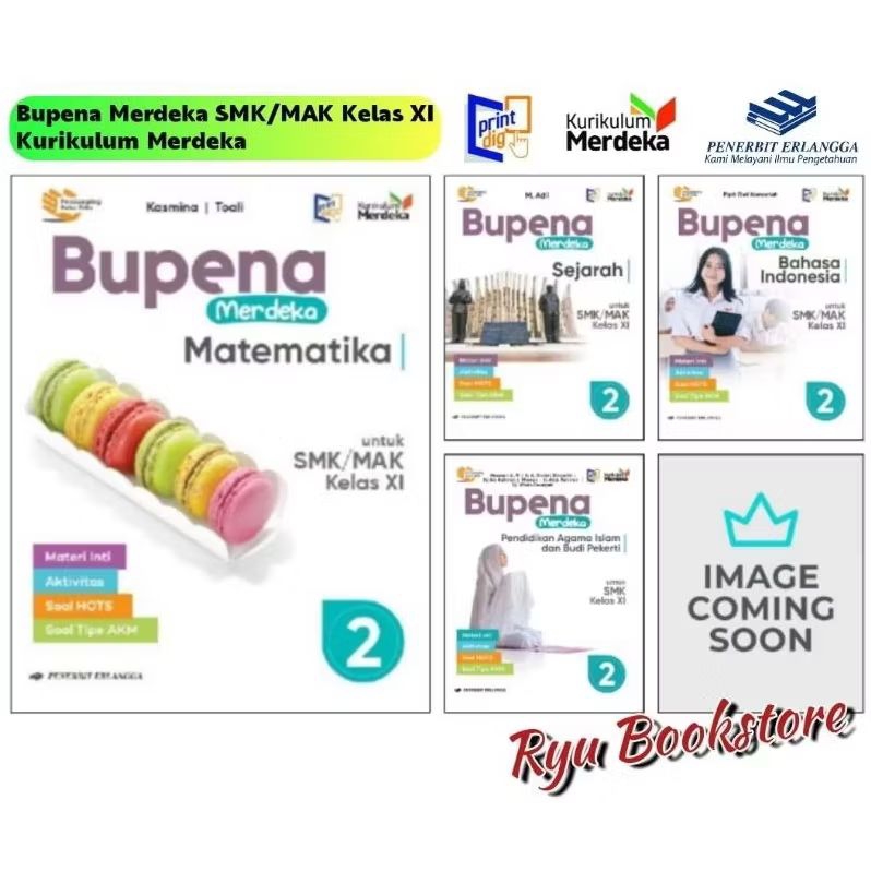 Buku Bupena Merdeka Matematika SMK 2/XI | Erlangga