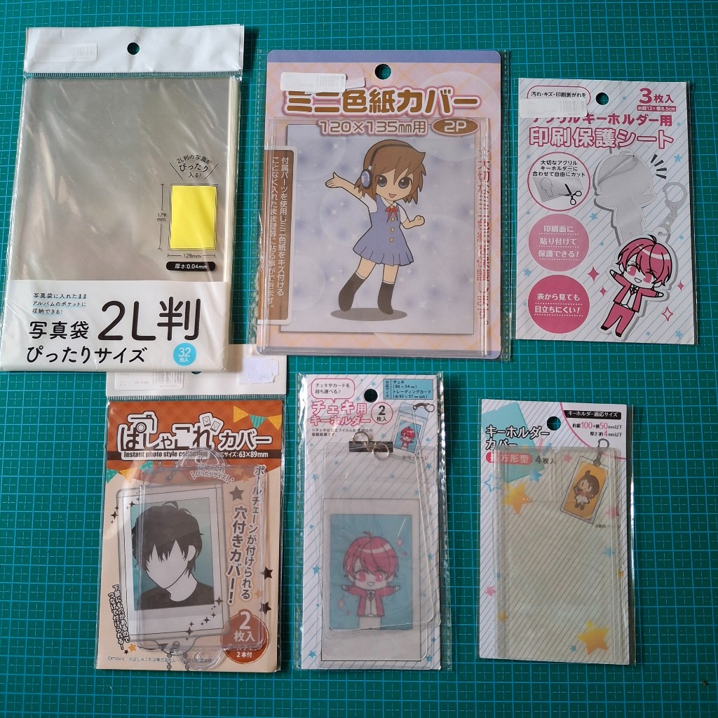 READY STOCK SLEEVE PHOTO KEYHOLDER SHIKISHI COVER 2025