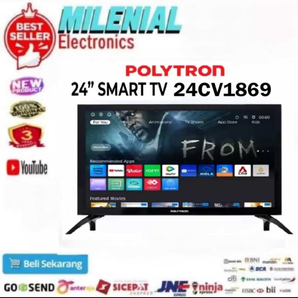 POLYTRON LED Smart TV 24CV1869 -  24 INCH SMART TV