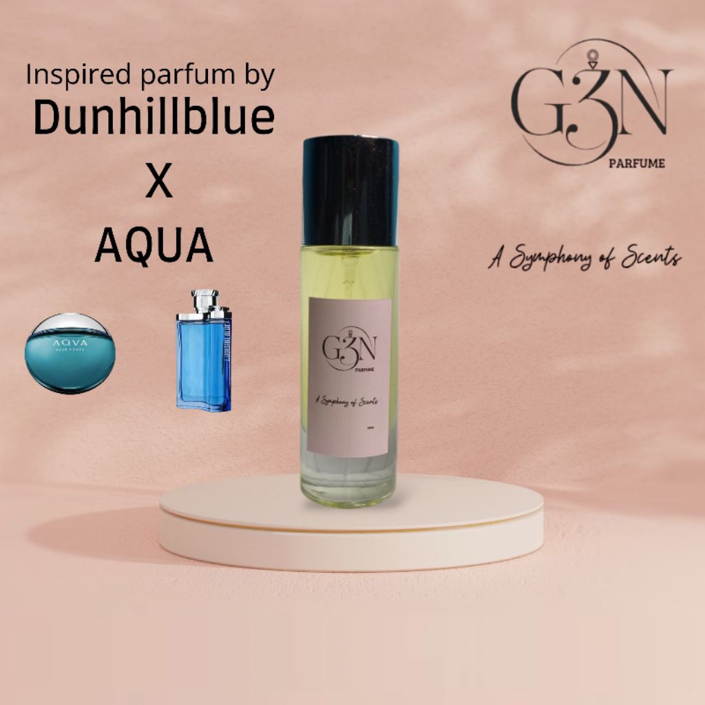 PARFUM BIBIT DUNHILLBLUE X BULGARI AQUA Refill Tahan Lama pria/wanita
