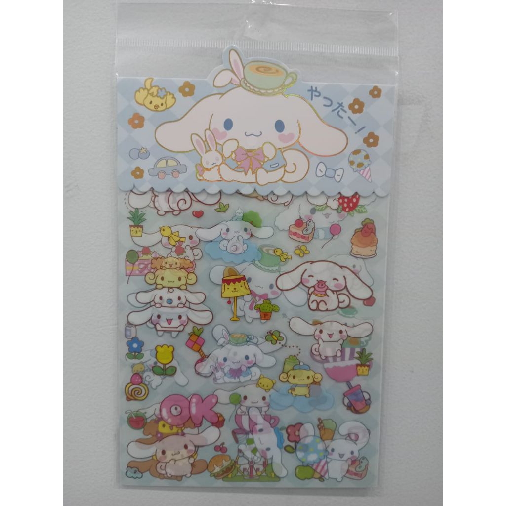 

ATS-51478 Sanrio Cinnamoroll Sticker Biru Gambar Tempel 136×188 Mm