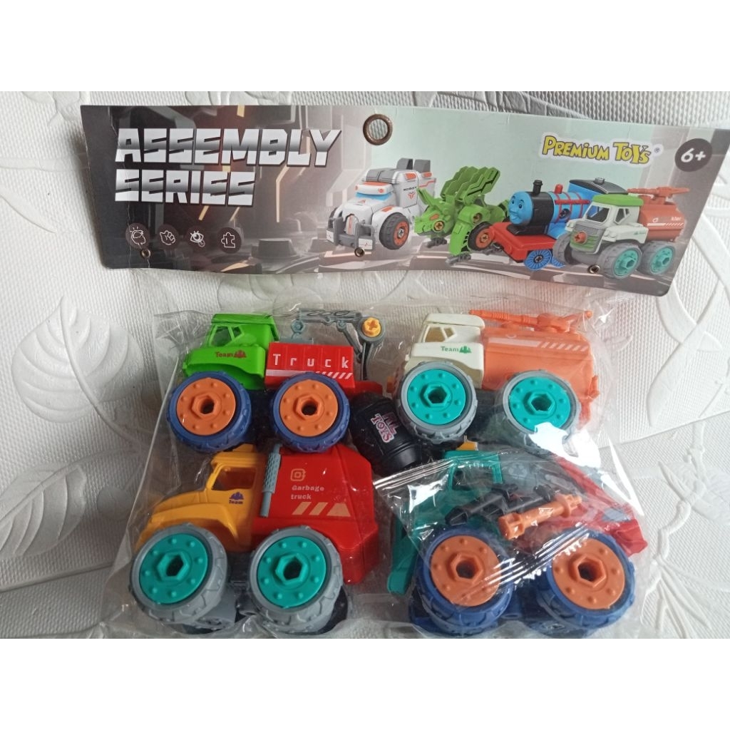 Mainan Mobil Konstruksi/Set Mobil Konstruksi/DIY Assembly Series konstruksi