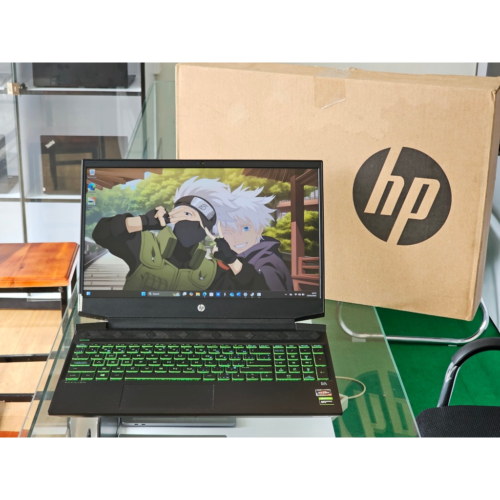 HP Pavilion Gaming 15 AMD Ryzen 7 Ram 16 GB Nvidia Nvidia GTX 1650 Gaming editing dan Desain Grafis 