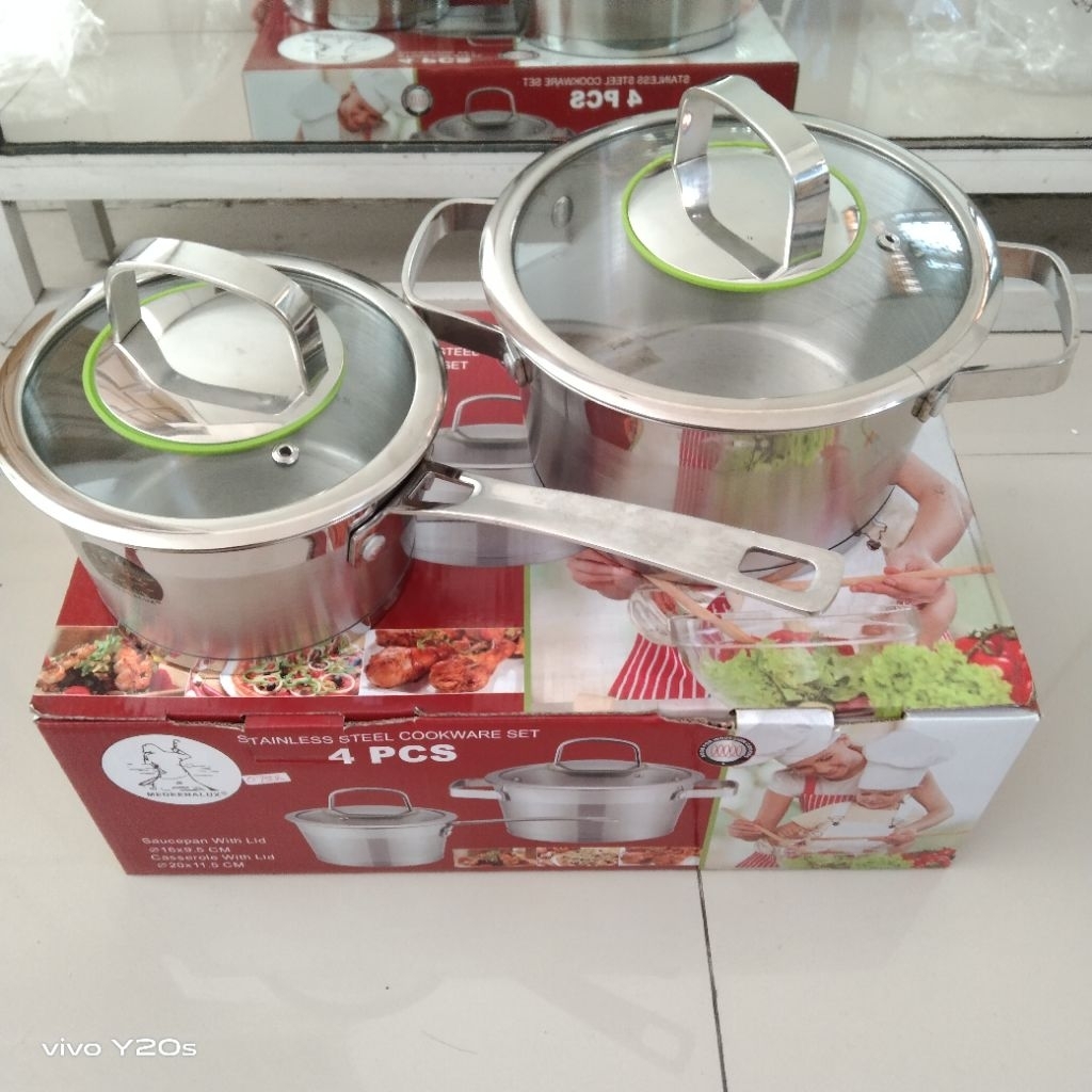 Stainless Steel Cookware set medeenalux