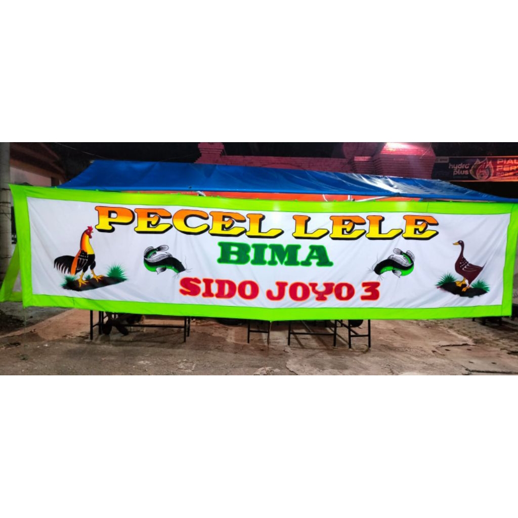 Spanduk Pecel Lele Lukis