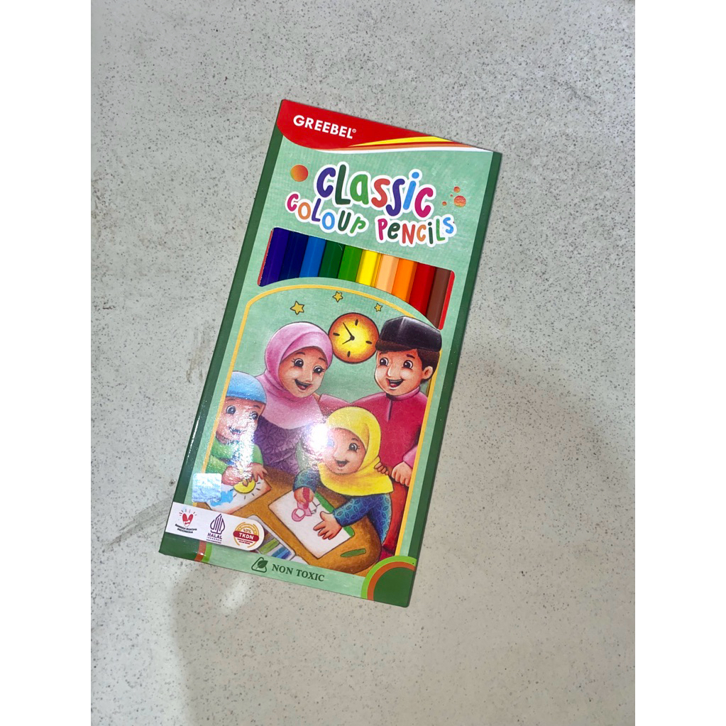 

Greebel Pensil Warna Panjang 12 Warna
