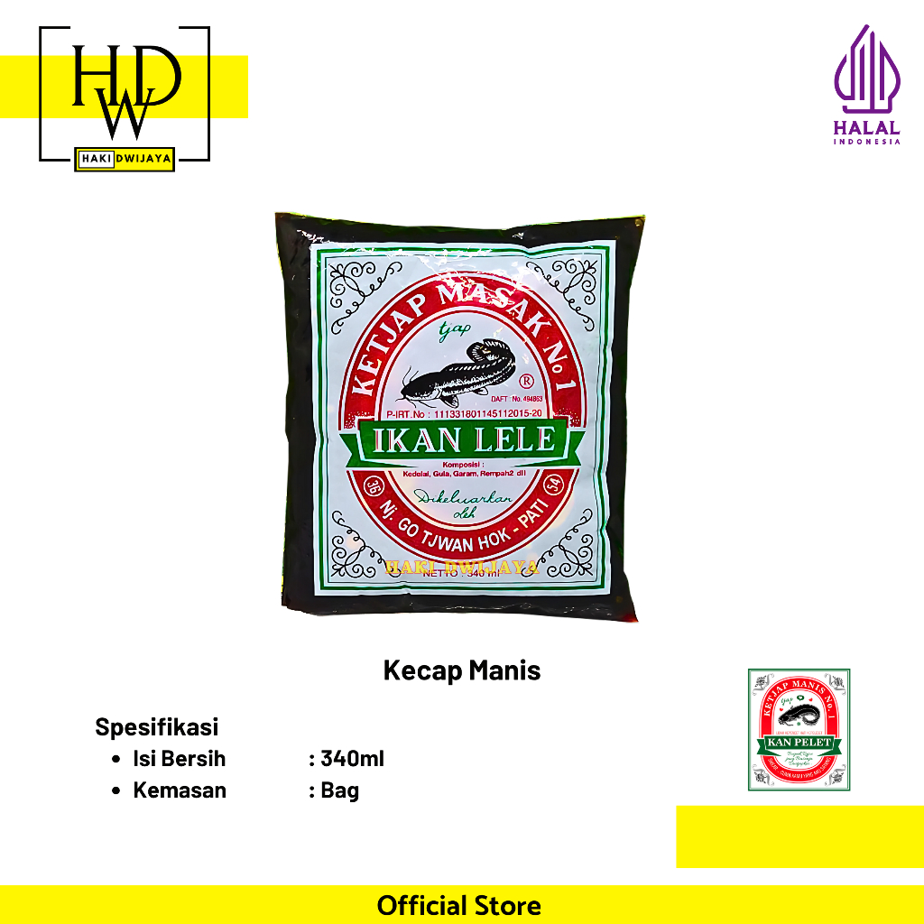

[340 ml] Kecap Manis Cap Ikan Lele Khas Pati