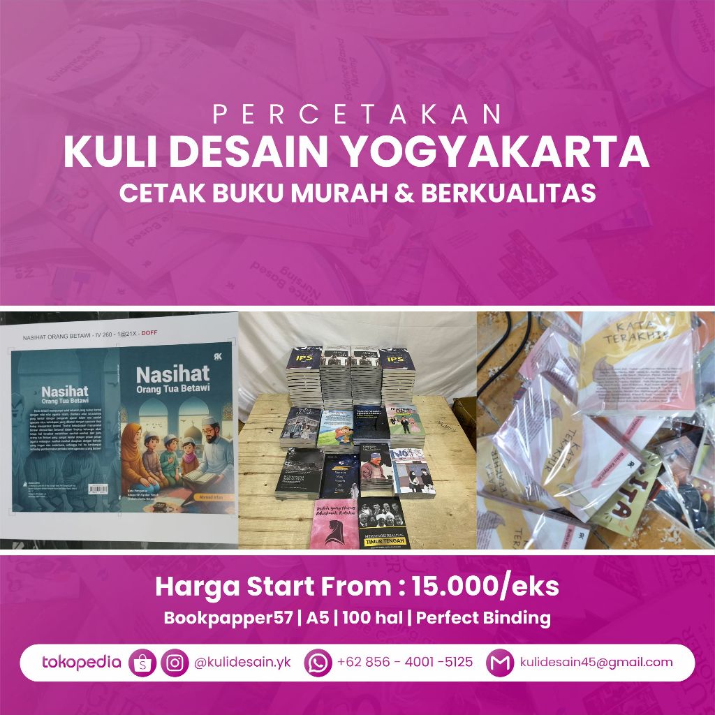 

CETAK BUKU CUSTOM HITAM PUTIH B5/A4 | FREE PLASTIK & PEMBATAS | BOOKPAPPER57/ HVS (BP57)