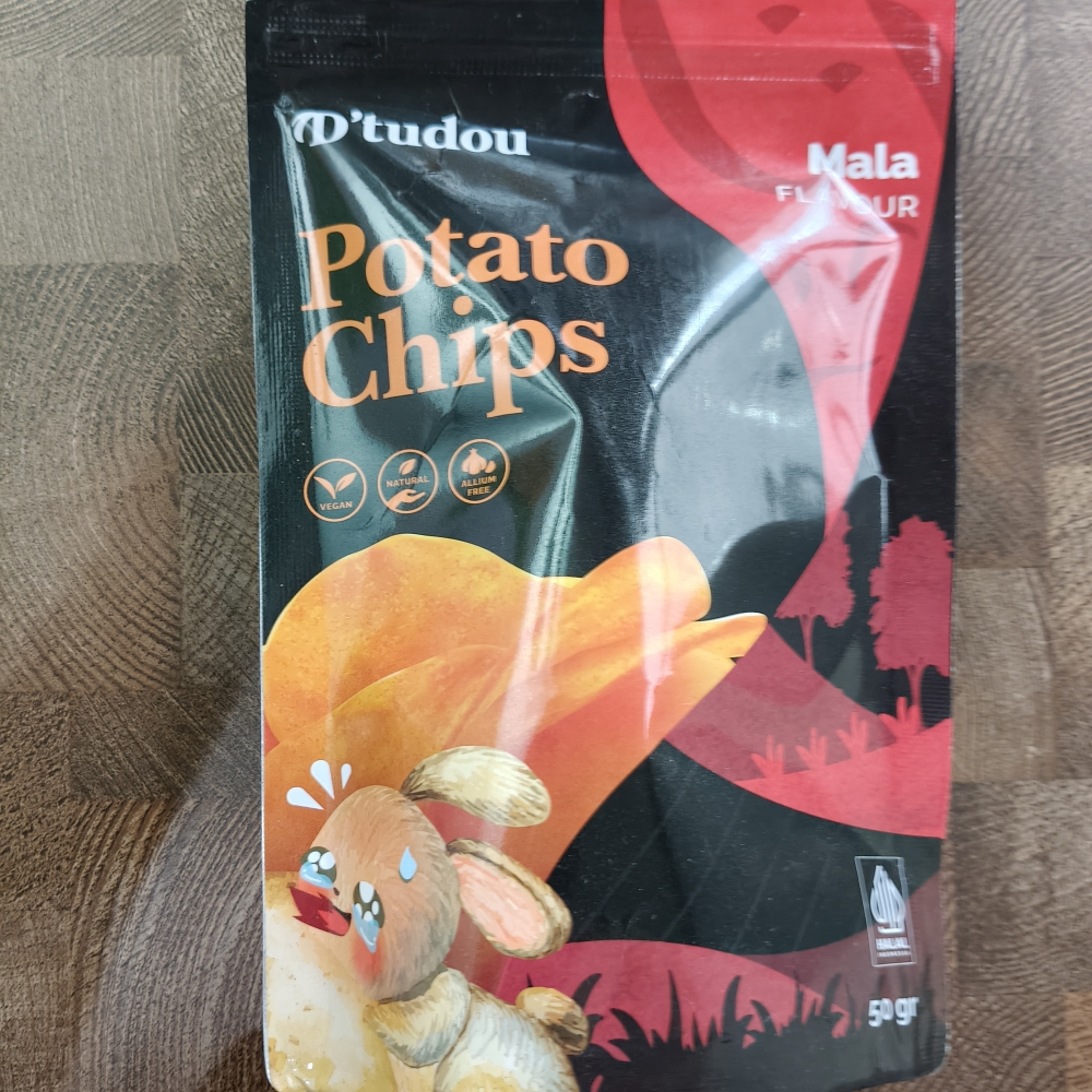 

Potato Chips Dtudou ( Seasoned/ Spicy/ Original/ Mala) 50 gram / 100 gram