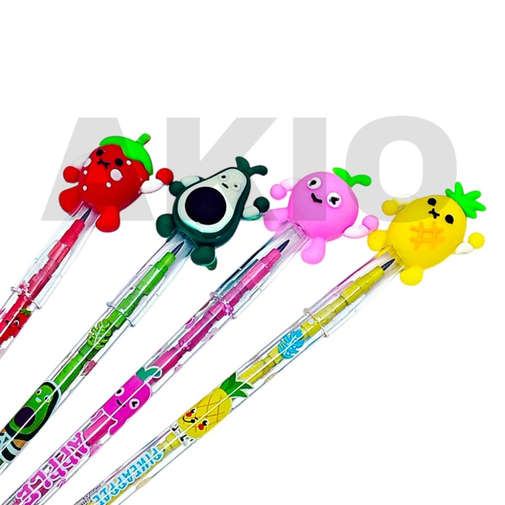 

Pensil Lucu dan Unik Anak Karakter FRUIT BUAH LUCU BENSIA TOPPER 711 Tulis Susun Sambung Murah