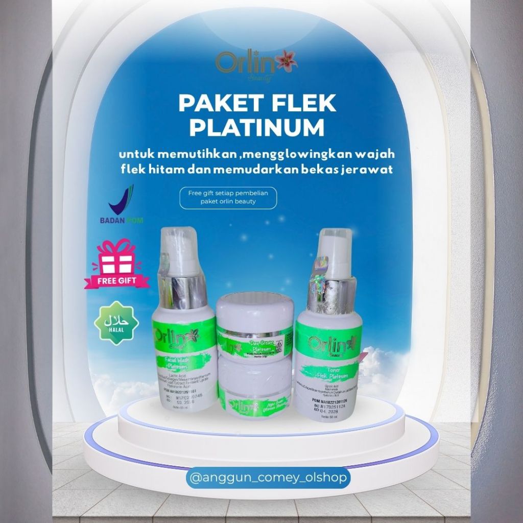 Paket ampuh/melasma/cream/flek hitam membandel/salep flek hitam/skincare/orlin beauty