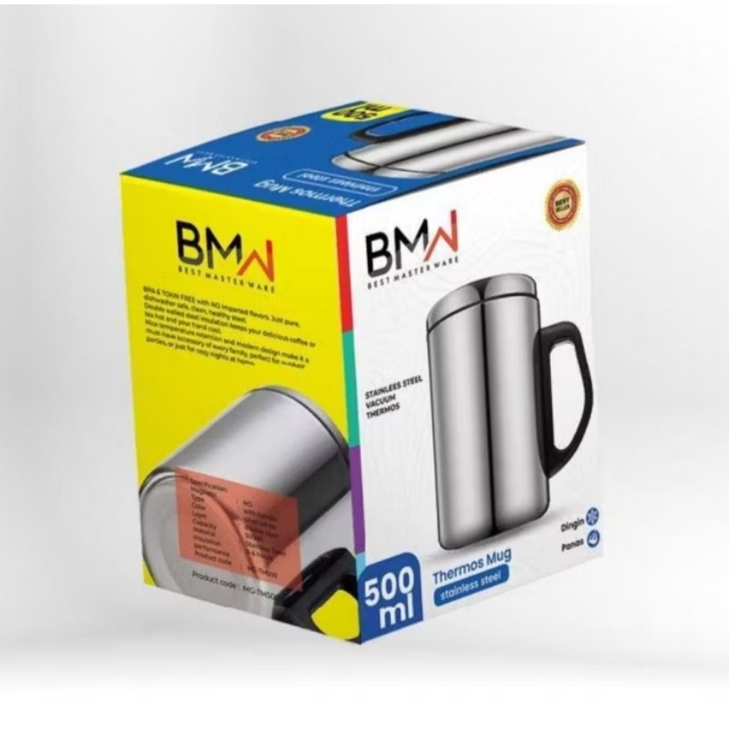 THERMOS MUG STAINLESS TERMOS CANGKIR GELAS MINUM AIR PANAS DAN DINGIN
