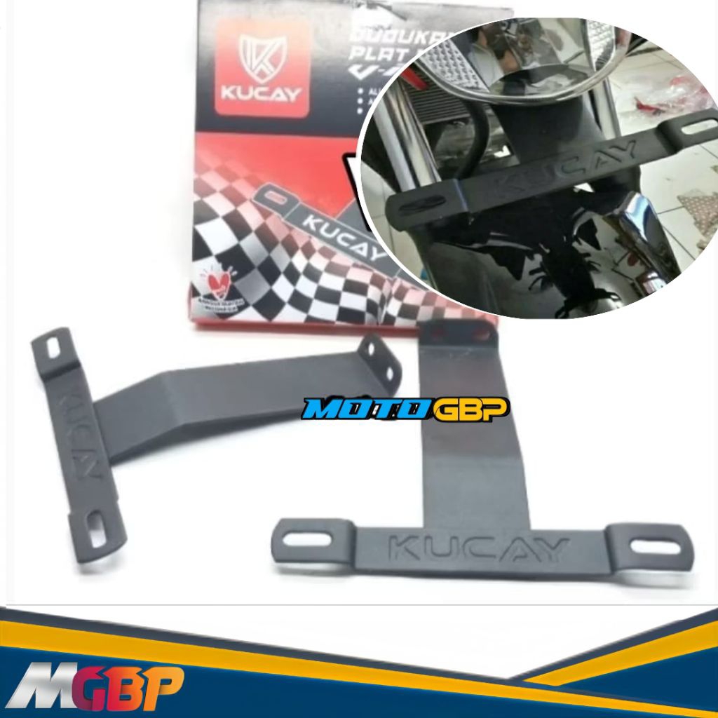 Dudukan Plat Nomor Vixion Breket Plat Nomor Vixion Ori Kucay