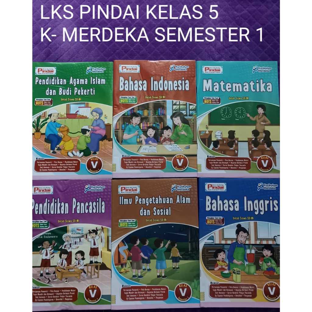 LKS PINDAI KELAS 5 SD (SEMESTER 1) (K-MERDEKA) (LKS)