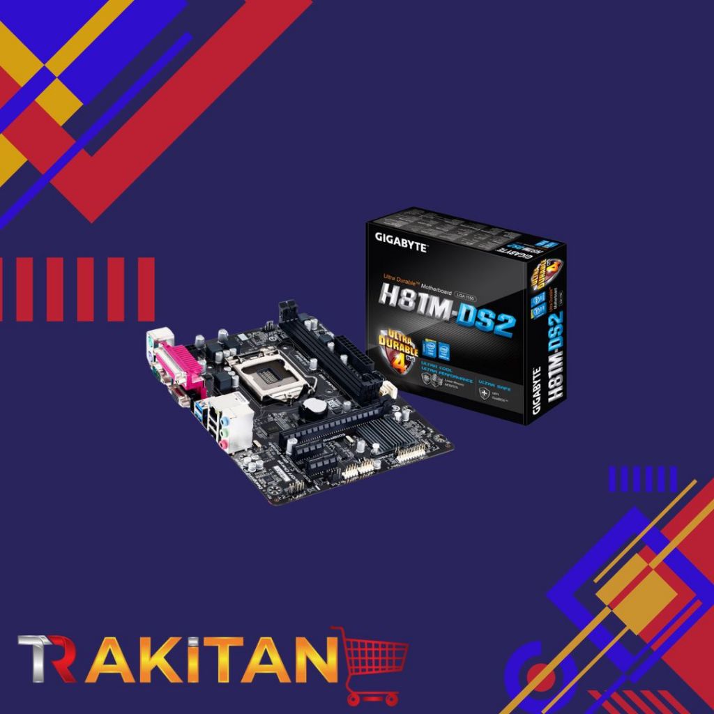 i3 4150 Dan Motherboard Gigabyte GA-H81M-DS