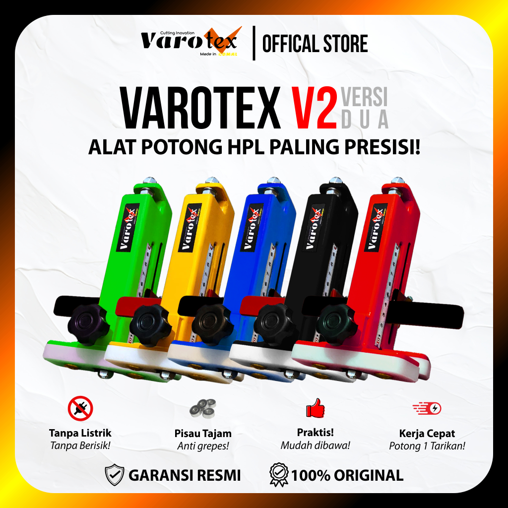 Varotex V2 Alat Potong HPL Presisi, Trimmer HPL, HPL Cutting Tool