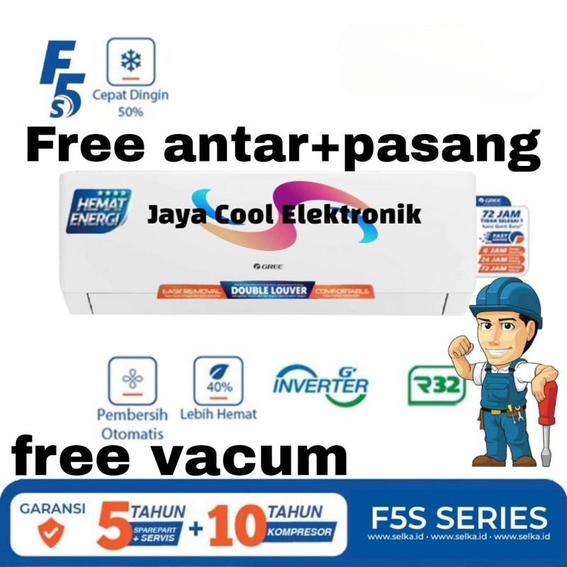 GREE 1.5PK INVERTER /GWC 12 F5S