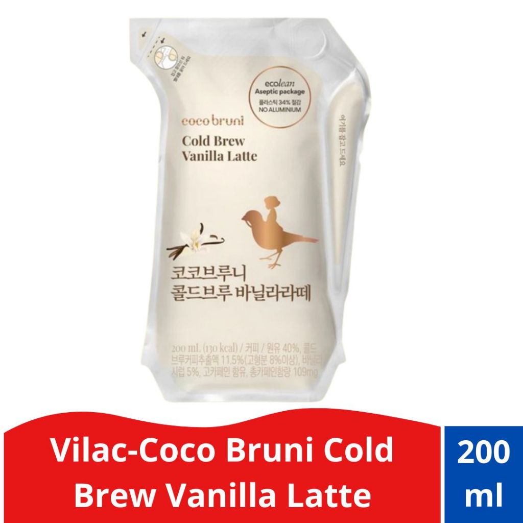 

Vilac-Coco Bruni Cold Brew Vanilla-Kopi Vanila latte- 200ml