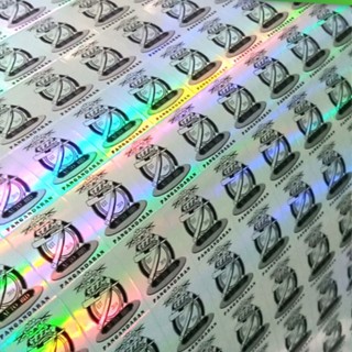 

Cetak Stiker Metalik Silver / Gold / Hologram A3+ (Kisscut) - Stiker Metalik Silver + Laminasi