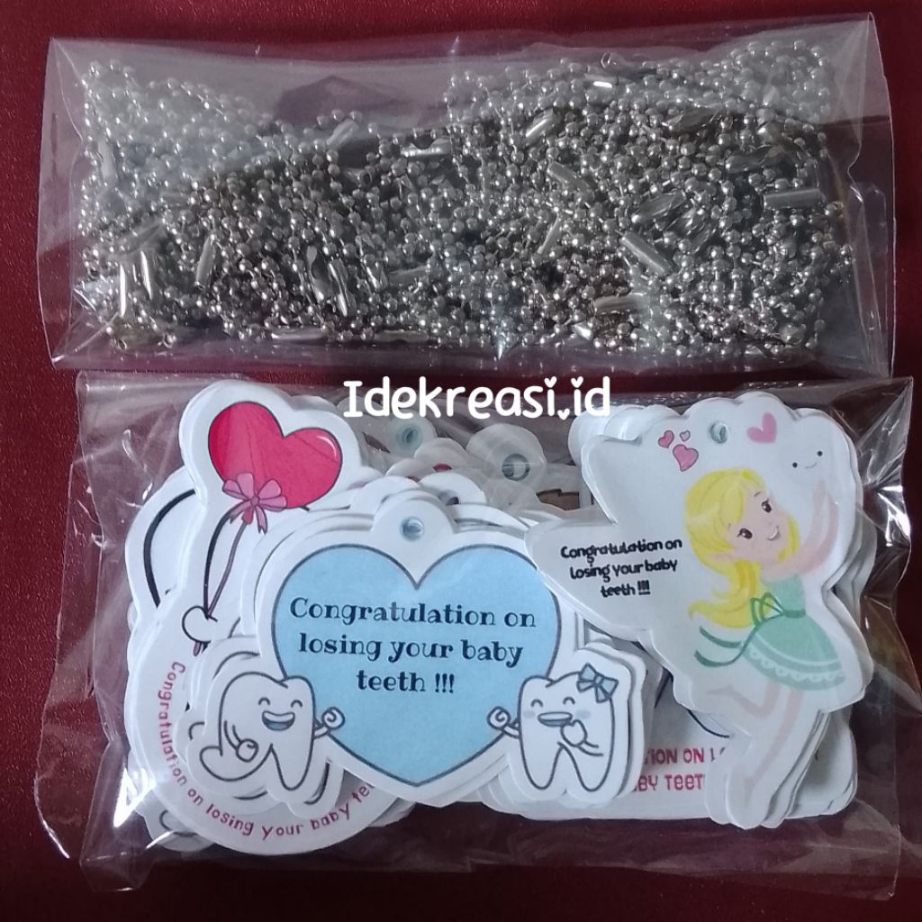 

Hang Tag Tema Custom (Sudah dengan rantai merica)